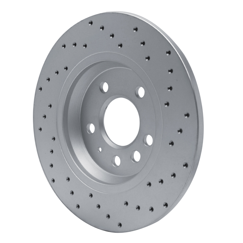 Audi A6 Quattro Brake Rotor (1) - Rear Left - DFC - Drilled Geoperformance - `08-`25