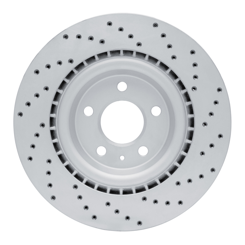 Audi S5 Brake Rotor (1) - Rear Left - DFC - Drilled Geoperformance - `08-`25