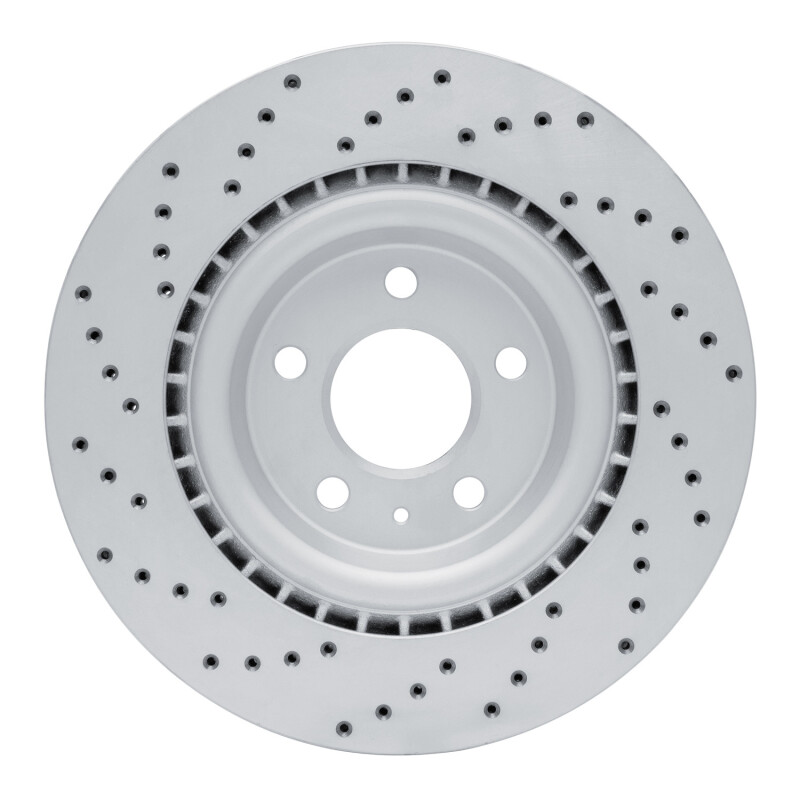 Audi S5 Brake Rotor (1) - Rear Right - DFC - Drilled Geoperformance - `08-`25
