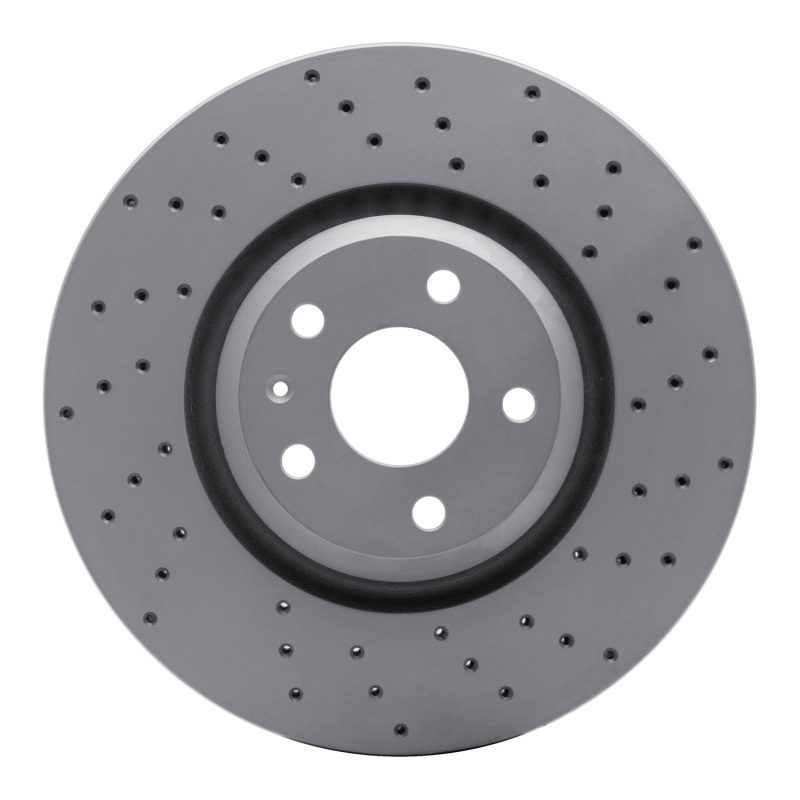 Audi Tts Quattro Brake Rotor (1) - Front Right - DFC - Drilled Geoperformance - `12-`15