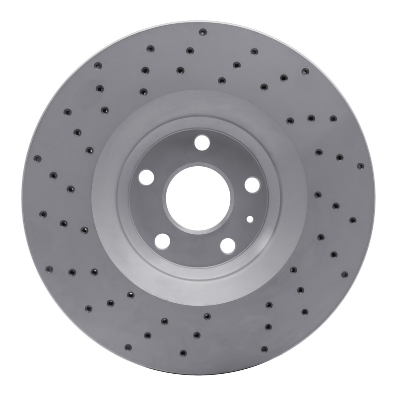 Audi Tts Quattro Brake Rotor (1) - Front Right - DFC - Drilled Geoperformance - `12-`15