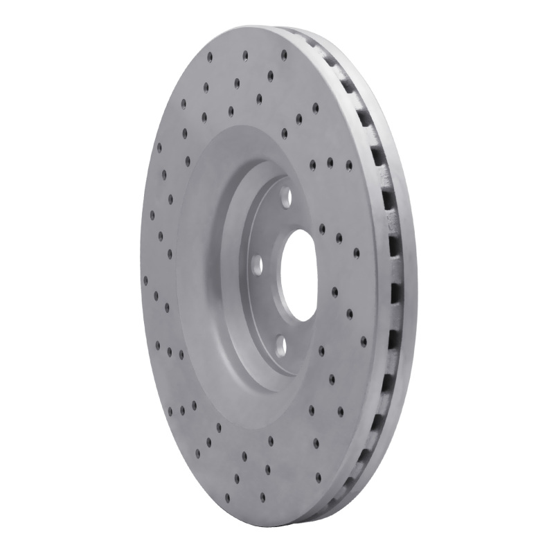 Audi Tts Quattro Brake Rotor (1) - Front Right - DFC - Drilled Geoperformance - `12-`15