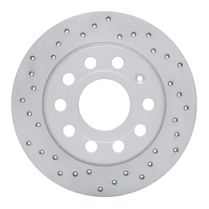 Audi A3 Brake Rotor (1) - Rear Left - DFC - Drilled Geoperformance - `10-`19
