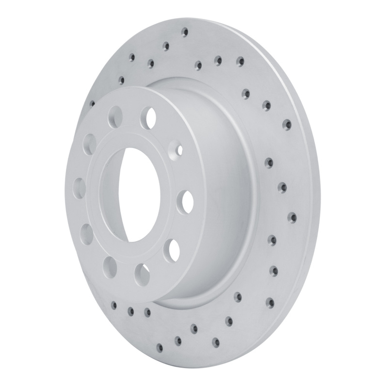 Audi A3 Brake Rotor (1) - Rear Left - DFC - Drilled Geoperformance - `10-`19