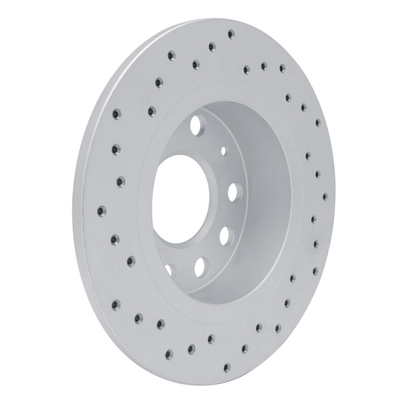 Audi A3 Brake Rotor (1) - Rear Right - DFC - Drilled Geoperformance - `10-`19