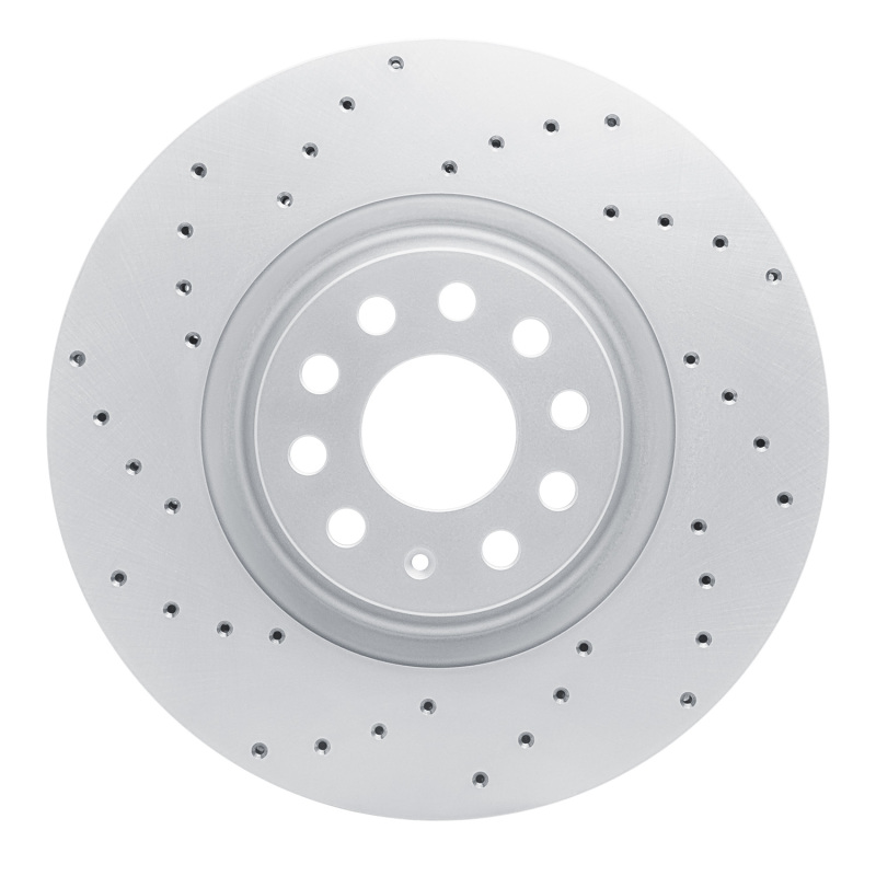 Audi S3 Brake Rotor (1) - Front Left - DFC - Geoperformance Drilled - `12-`25