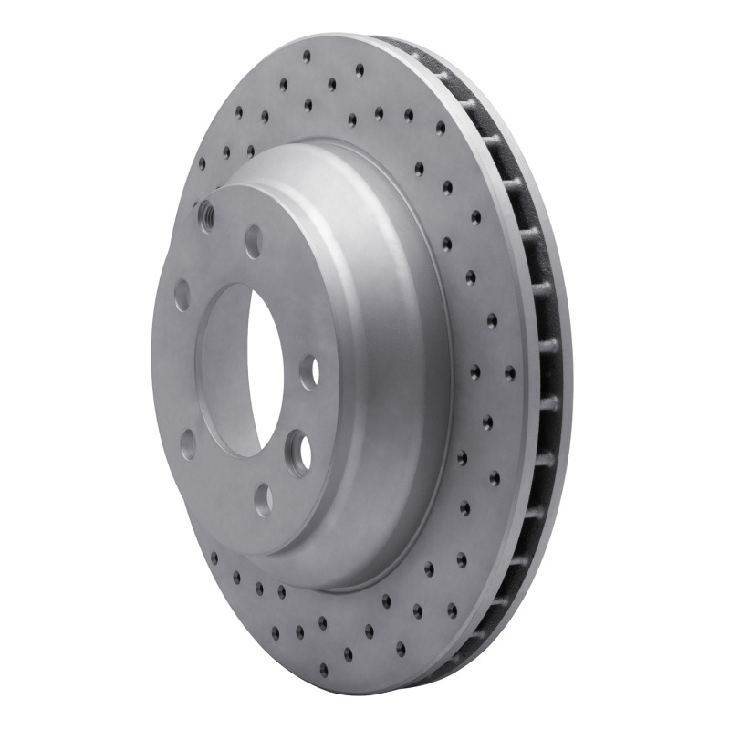 Audi Q7 Brake Rotor (1) - Rear Left - DFC - Drilled Geoperformance - `03-`18