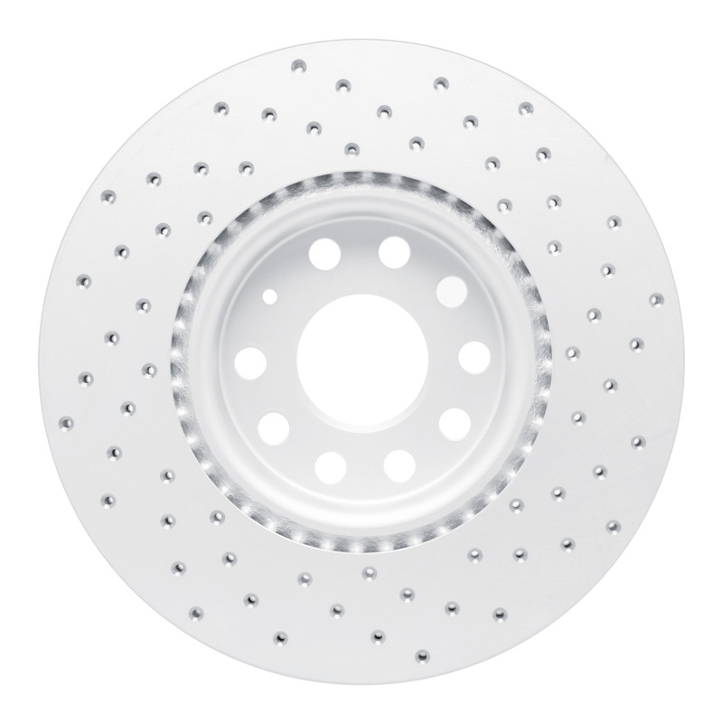 Audi Q3 Brake Rotor (1) - Front Left - DFC - Geoperformance Drilled - `05-`25