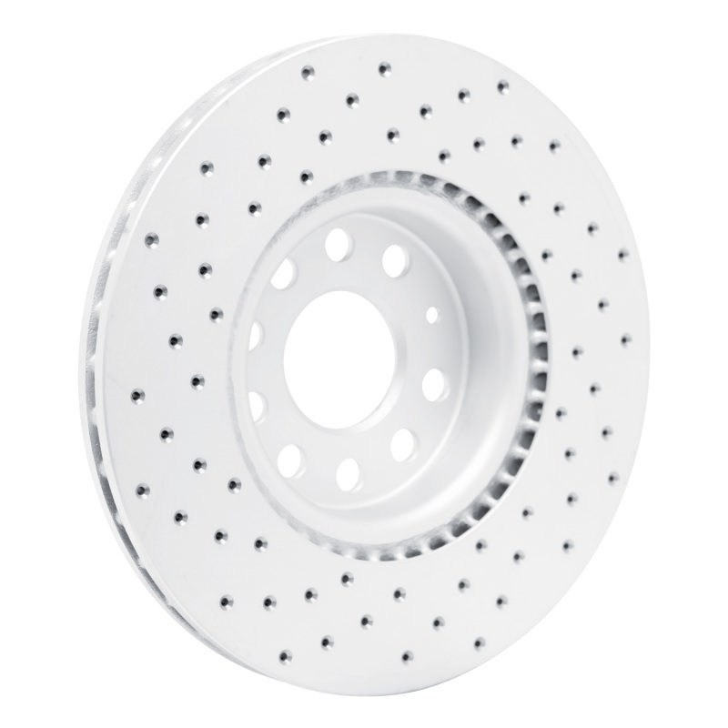 Audi Q3 Brake Rotor (1) - Front Left - DFC - Geoperformance Drilled - `05-`25