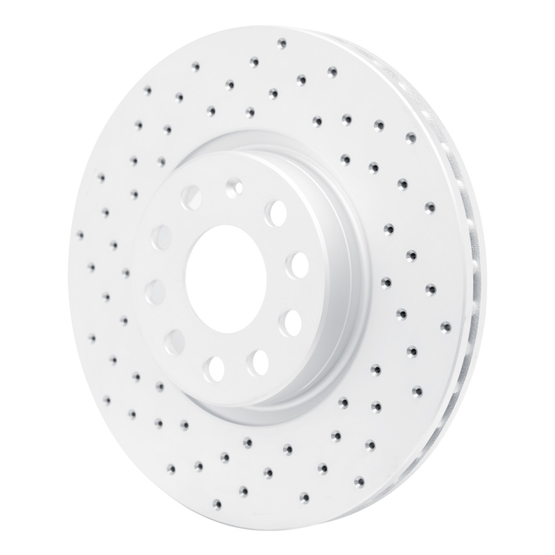Audi Q3 Brake Rotor (1) - Front Left - DFC - Geoperformance Drilled - `05-`25