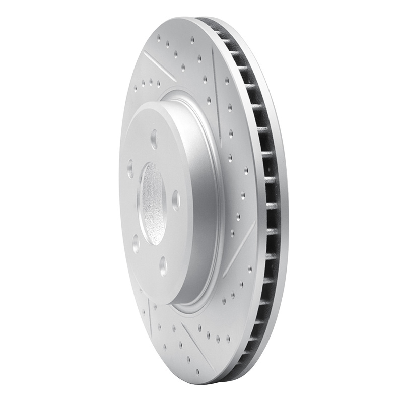 Porsche Cayenne Brake Rotor (1) - Front Right - DFC - Geoperformance Rotor - Drilled and Slotted - `08-`09