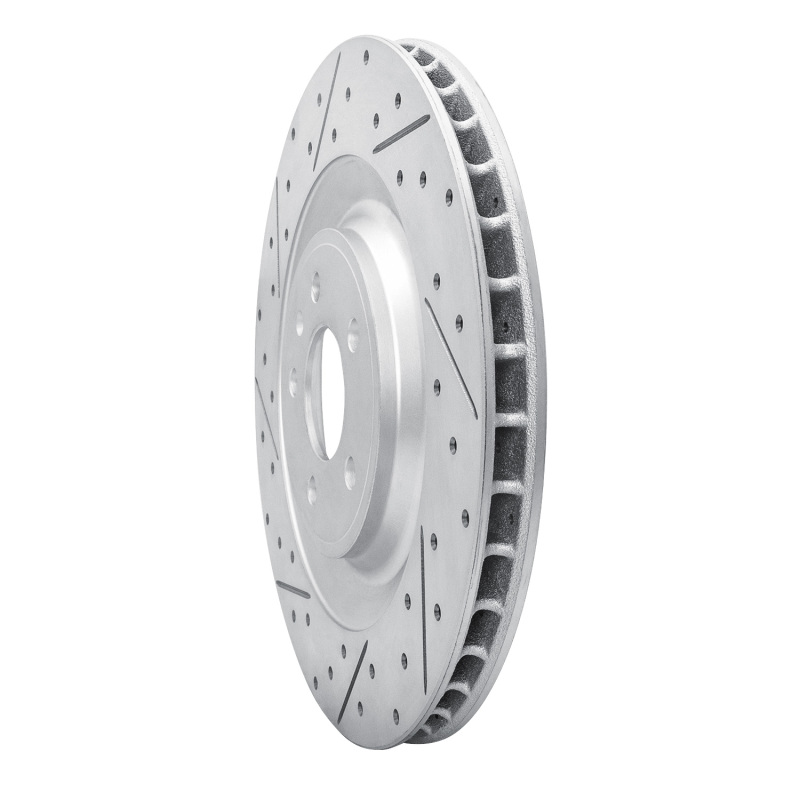 Porsche Macan Brake Rotor (1) - Rear Left - DFC - Drilled & Slotted Geoperformance - `15-`18