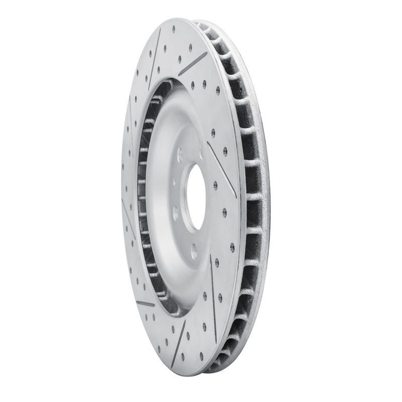 Porsche Macan Brake Rotor (1) - Rear Right - DFC - Geoperformance Drilled & Slotted - `15-`18