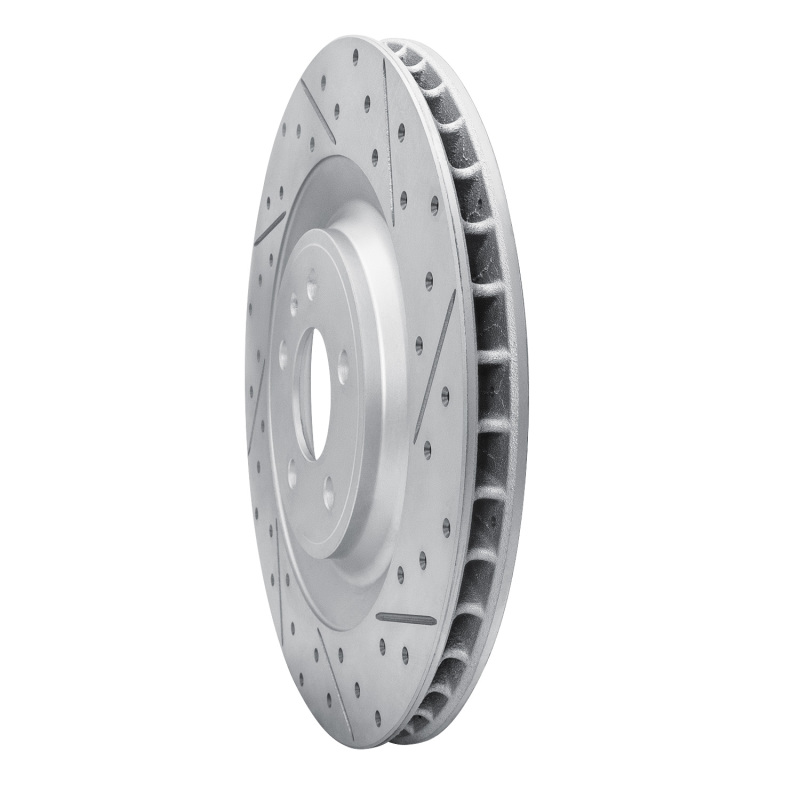 Porsche Macan Brake Rotor (1) - Rear Right - DFC - Geoperformance Drilled & Slotted - `15-`18