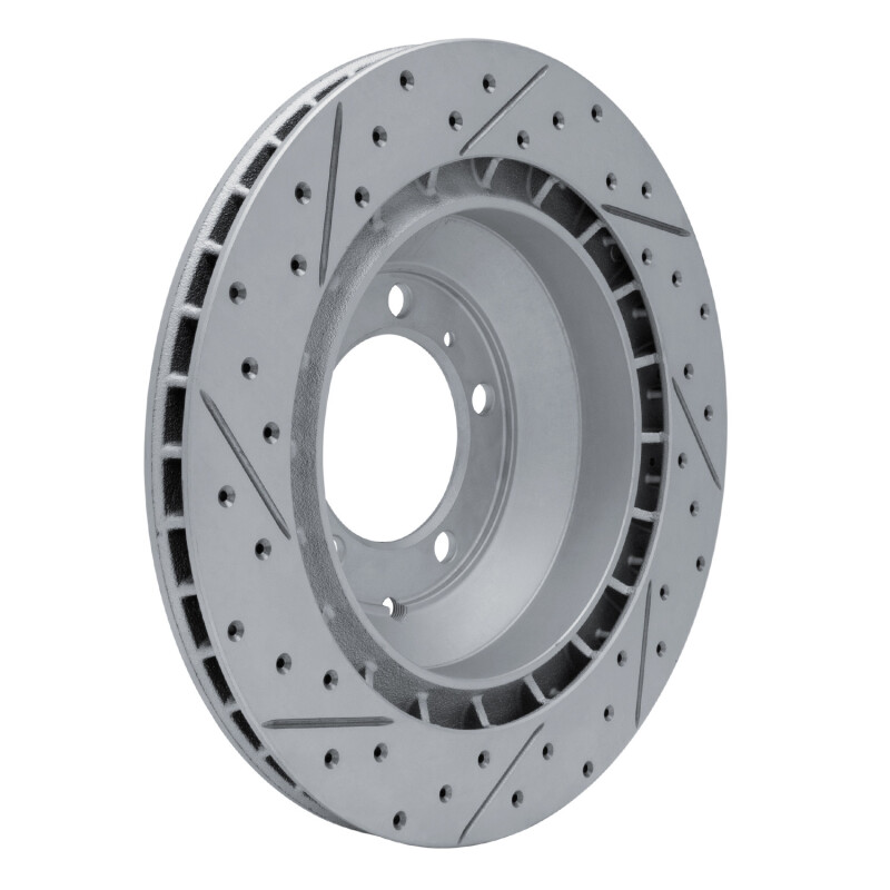 Audi E-Tron GT Brake Rotor (1) - Rear Right - DFC - Geoperformance Drilled & Slotted - `19-`26