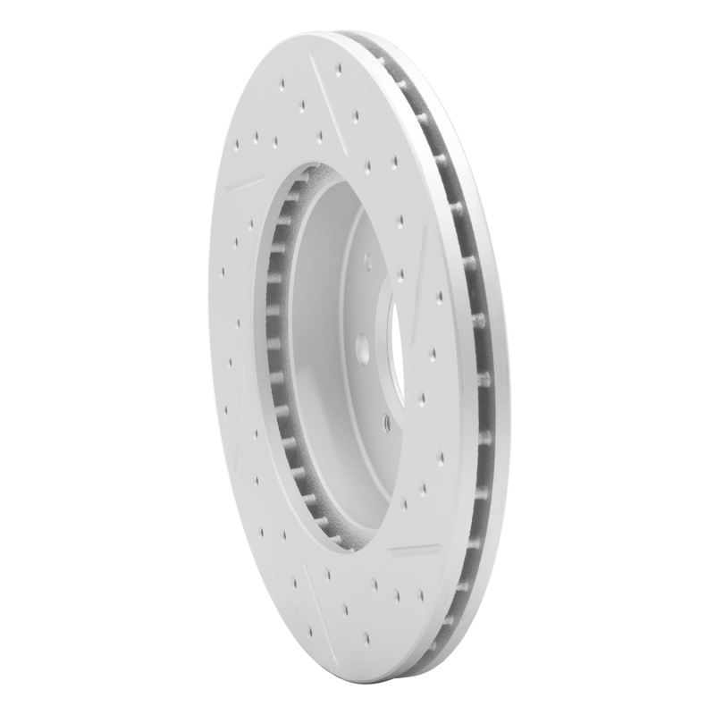 Dodge Attitude Brake Rotor (1) - Front Left - DFC - Drilled & Slotted Geoperformance - `06-`12