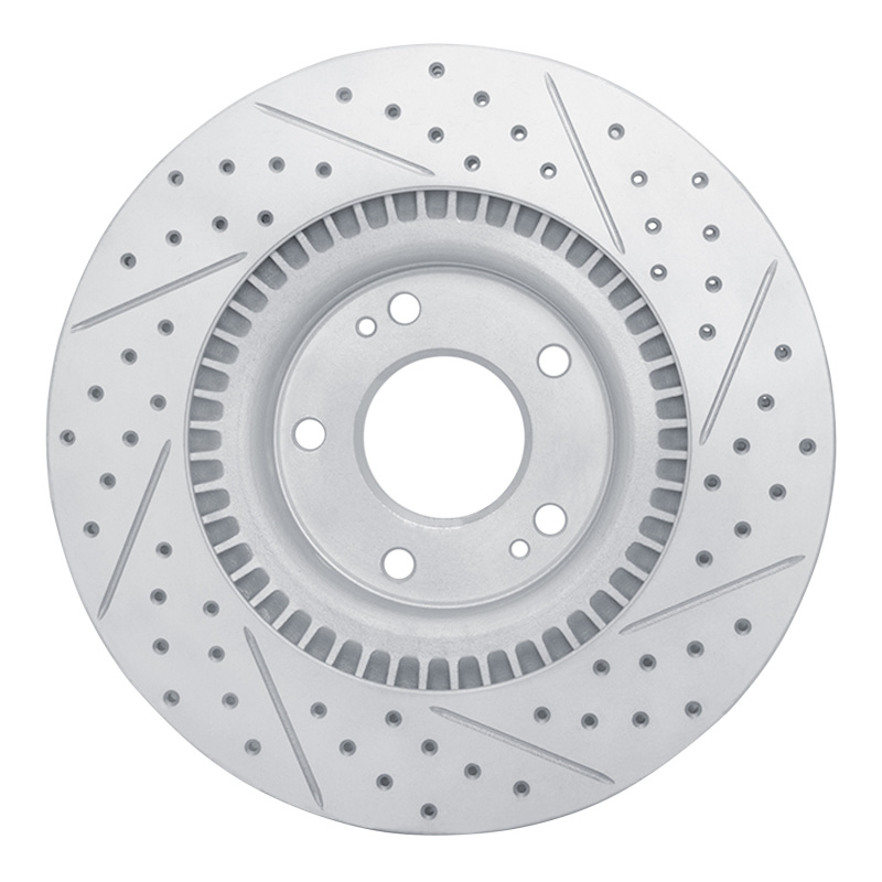 Hyundai Sonata Brake Rotor (1) - Front Left - DFC - Geoperformance Drilled & Slotted - `11-`25