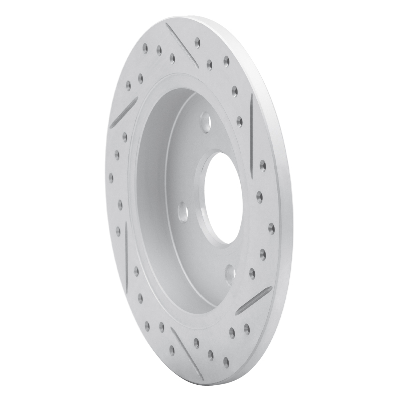 Hyundai Elantra Brake Rotor (1) - Rear Left - DFC - Geoperformance Rotor - Drilled and Slotted - `97-`06