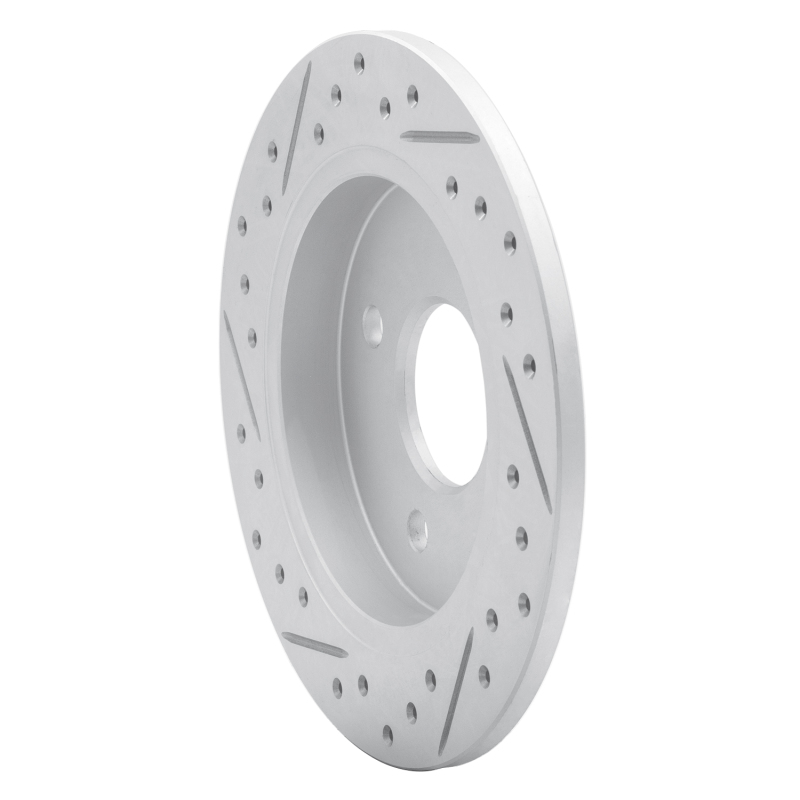 Hyundai Elantra Brake Rotor (1) - Rear Right - DFC - Drilled & Slotted Geoperformance - `97-`06