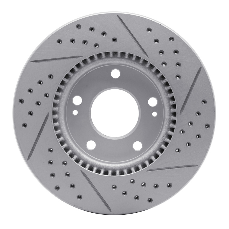 Hyundai Tucson Brake Rotor (1) - Front Left - DFC - Geoperformance Rotor - Drilled & Slotted - `03-`13