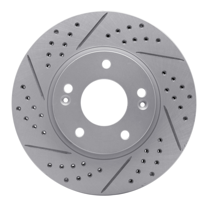 Hyundai Tucson Brake Rotor (1) - Front Left - DFC - Geoperformance Rotor - Drilled & Slotted - `03-`13