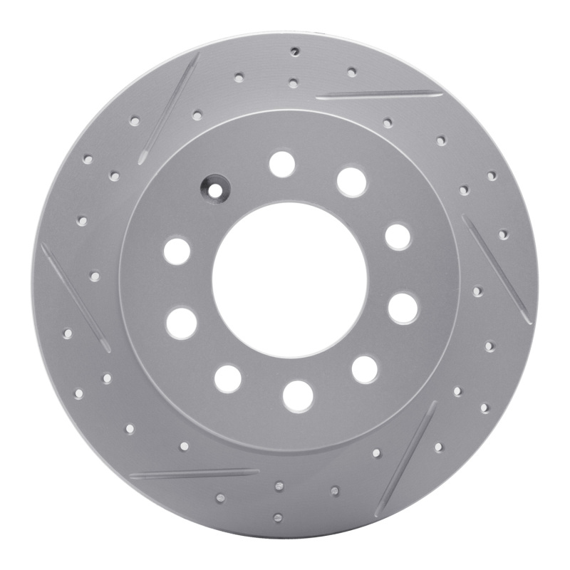 Hyundai Tiburon Brake Rotor (1) - Rear Left - DFC - Drilled & Slotted Geoperformance - `03-`08