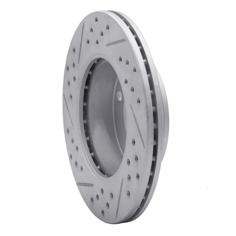 Dodge Verna Brake Rotor (1) - Front Right - DFC - Drilled & Slotted Geoperformance Rotor - `03-`06