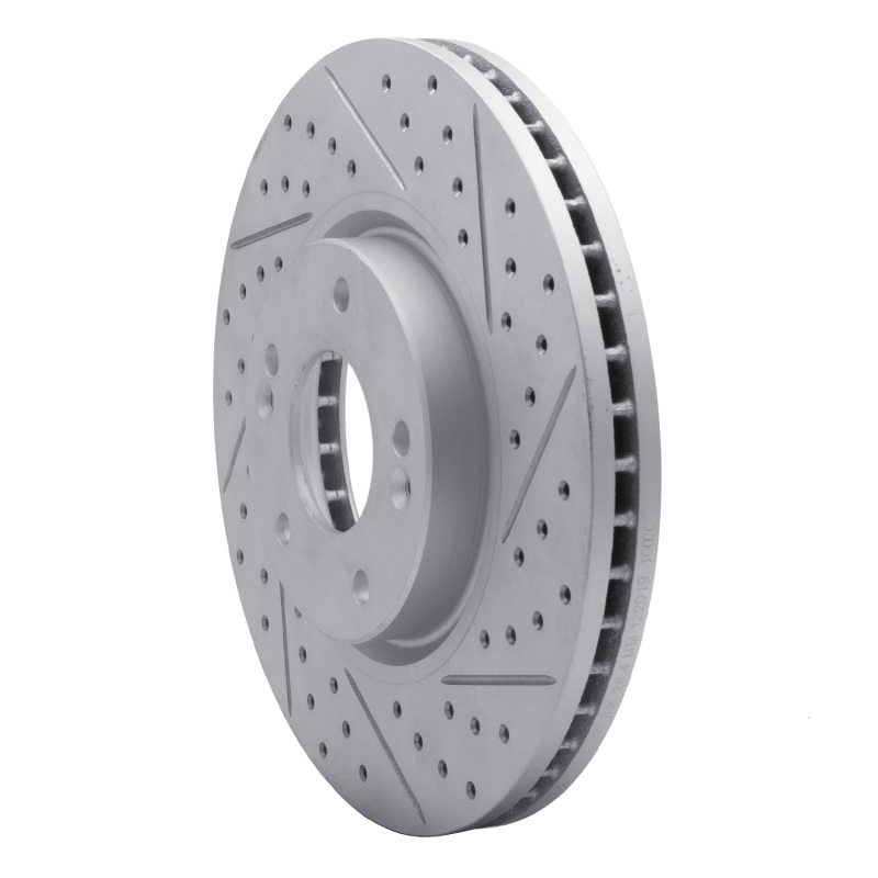 Hyundai Azera Brake Rotor (1) - Front Right - DFC - Drilled & Slotted Geoperformance - `04-`11