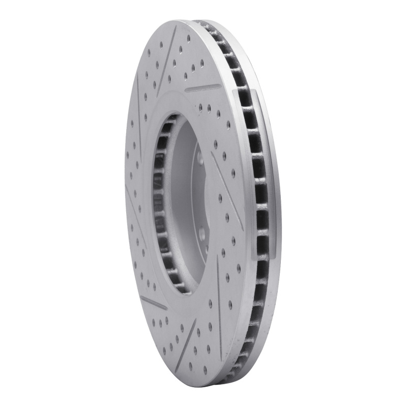 Hyundai Azera Brake Rotor (1) - Front Right - DFC - Drilled & Slotted Geoperformance - `04-`11