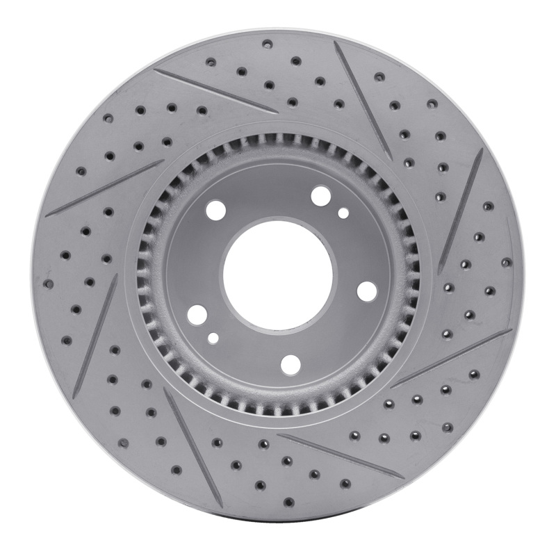 Hyundai Sonata Brake Rotor (1) - Front Left - DFC - Drilled & Slotted Geoperformance - `05-`24