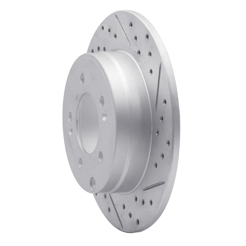 Hyundai Tucson Brake Rotor (1) - Rear Right - DFC - Geoperf Drilled & Slotted - `05-`20