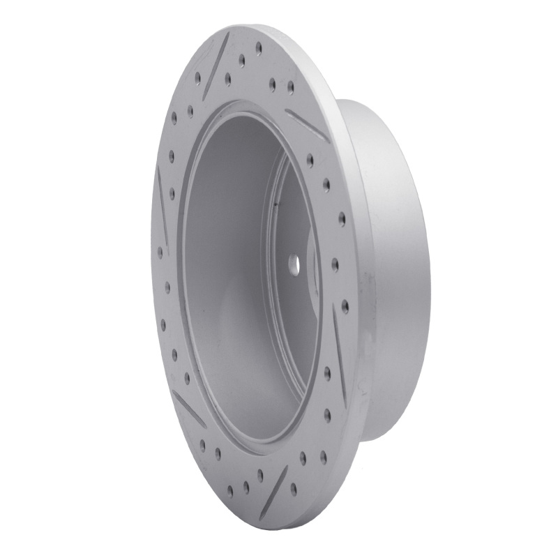 Hyundai Elantra Brake Rotor (1) - Rear Right - DFC - Drilled & Slotted Geoperformance - `07-`10