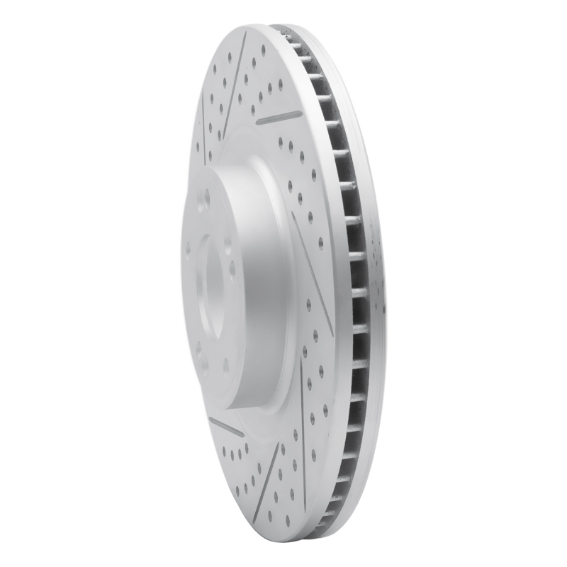 Hyundai Genesis Sedan Brake Rotor (1) - Front Left - DFC - Drilled & Slotted Geoperformance - `09-`14