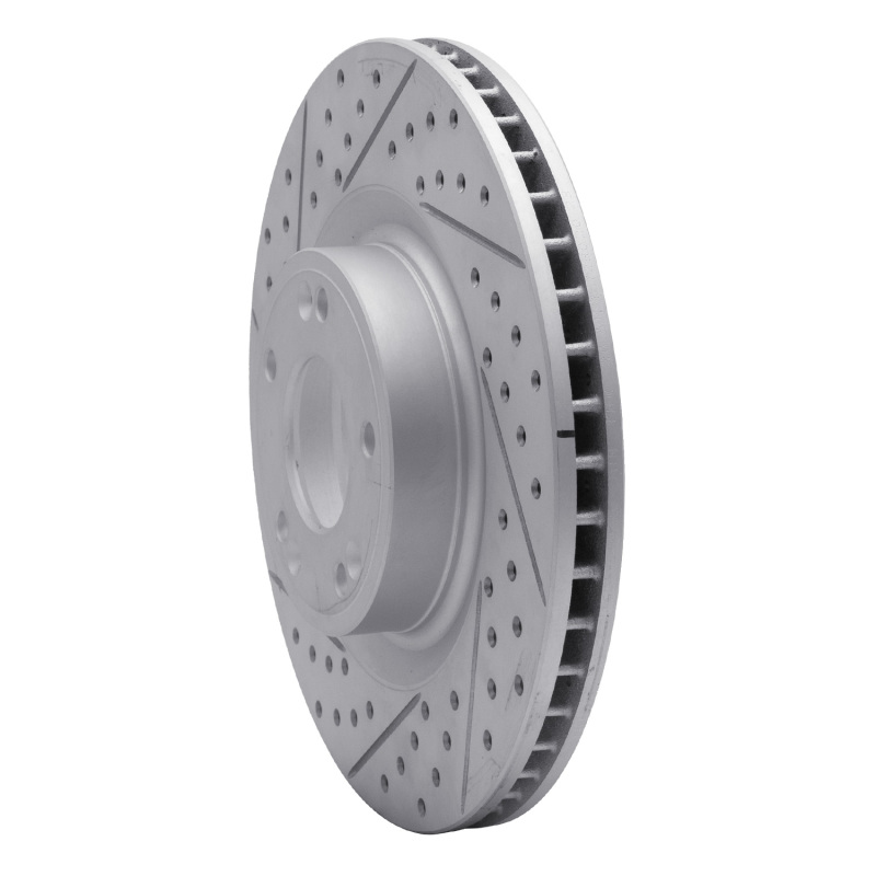 Hyundai Genesis Brake Rotor (1) - Front Left - DFC - Drilled and Slotted Geoperformance - `09-`11