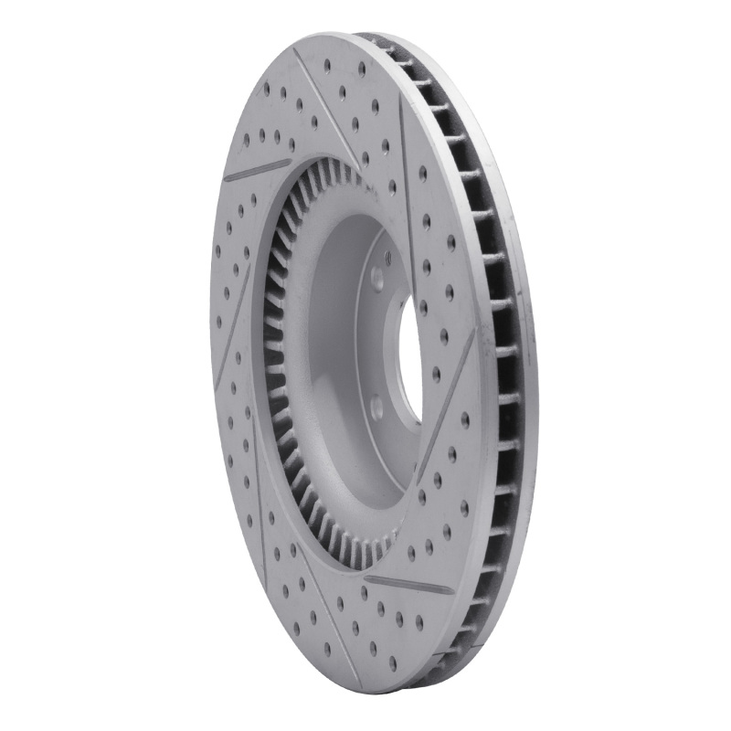 Hyundai Genesis Brake Rotor (1) - Front Left - DFC - Drilled and Slotted Geoperformance - `09-`11