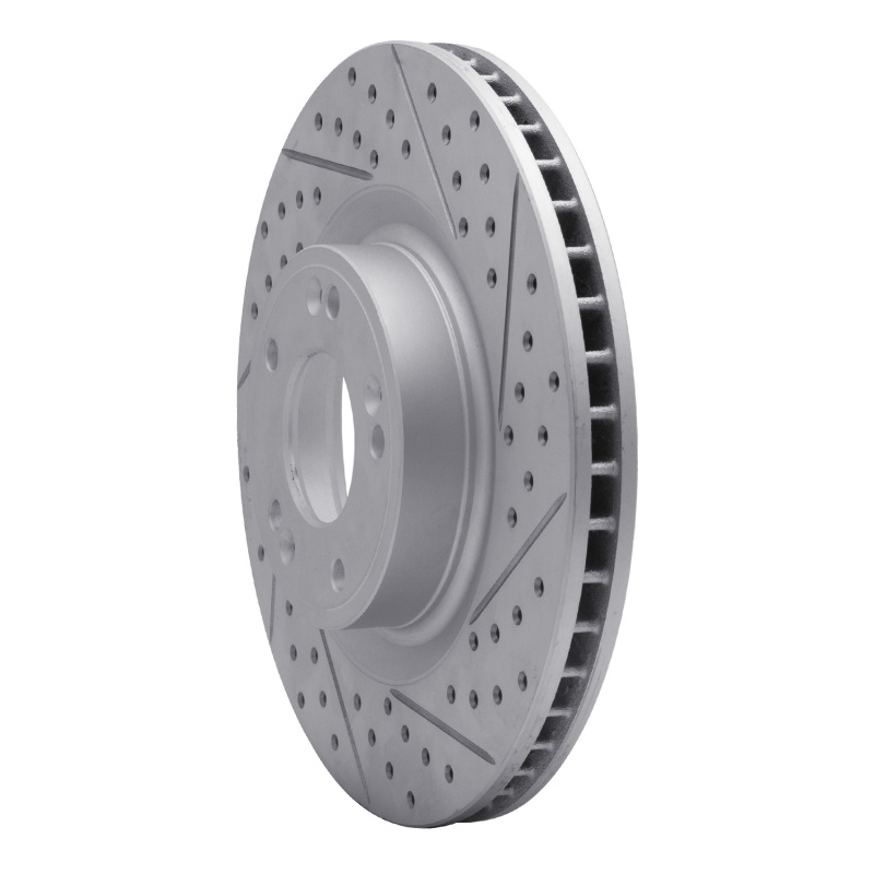 Hyundai Genesis Sedan Brake Rotor (1) - Front Right - DFC - Drilled & Slotted Geoperformance - `09-`11