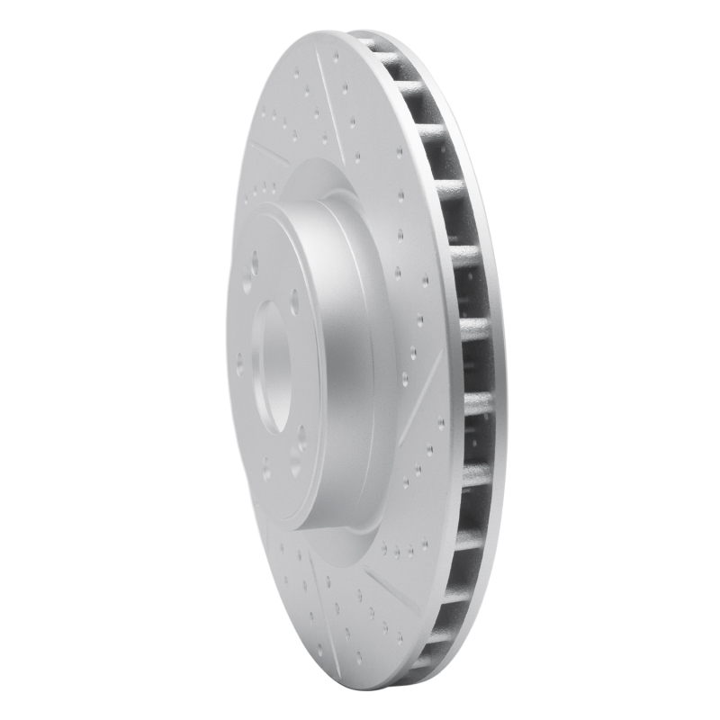 Hyundai Genesis Coupe Brake Rotor (1) - Front Right - DFC - Drilled & Slotted Geoperformance - `10-`16