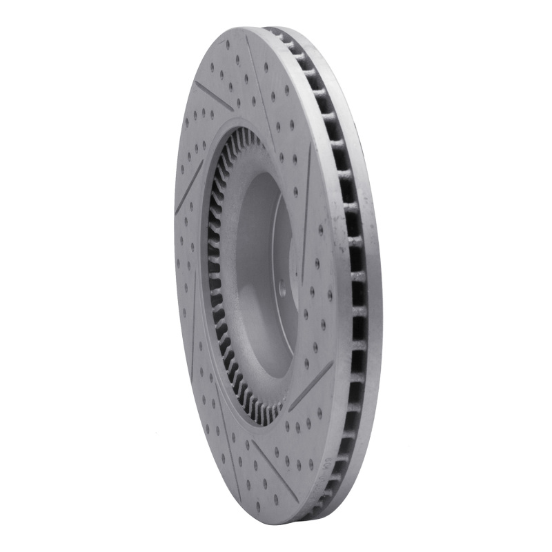 Genesis G80 Brake Rotor (1) - Front Left - DFC - Drilled & Slotted Geoperformance - `11-`17