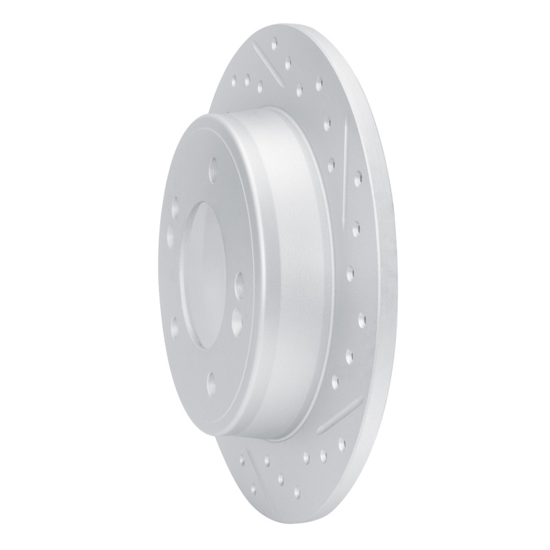 Hyundai Kona Brake Rotor (1) - Rear Right - DFC - Drilled & Slotted Geoperformance - `11-`26