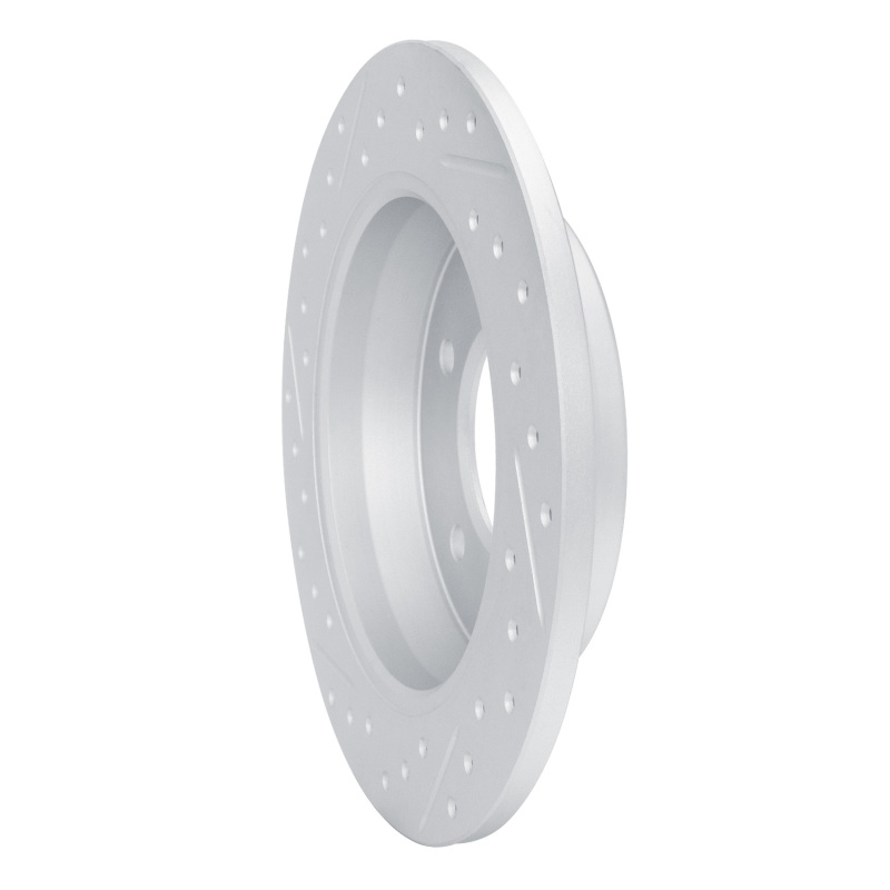 Hyundai Kona Brake Rotor (1) - Rear Right - DFC - Drilled & Slotted Geoperformance - `11-`26