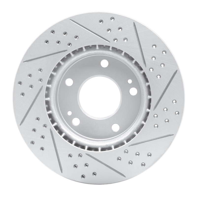 Hyundai Venue Brake Rotor (1) - Front Left - DFC - Geoperformance Drilled & Slotted - `11-`26