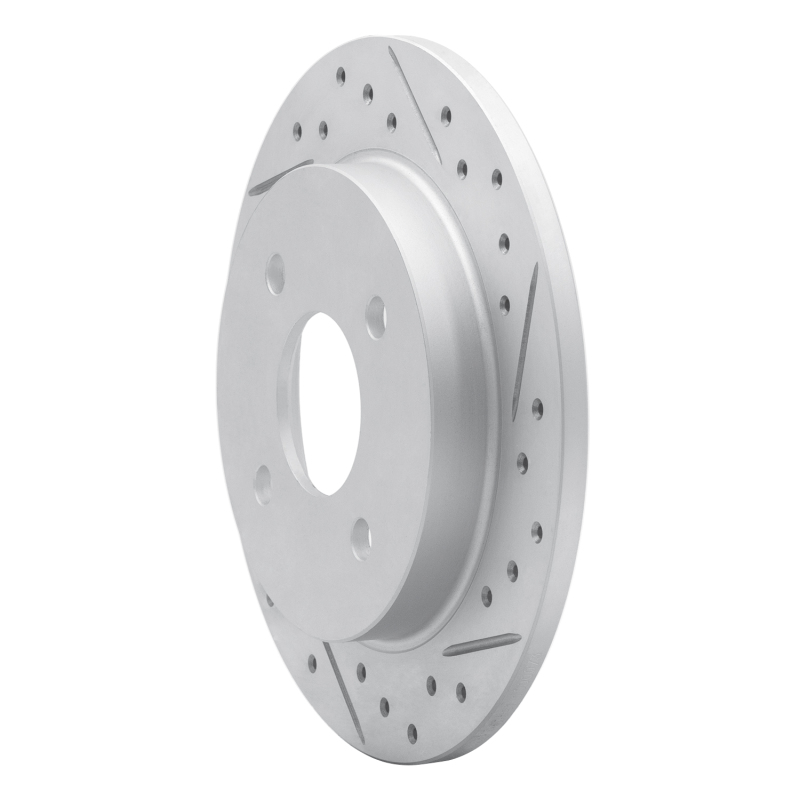 Dodge Attitude Brake Rotor (1) - Rear Right - DFC - Geoperformance Drilled & Slotted - `12-`25