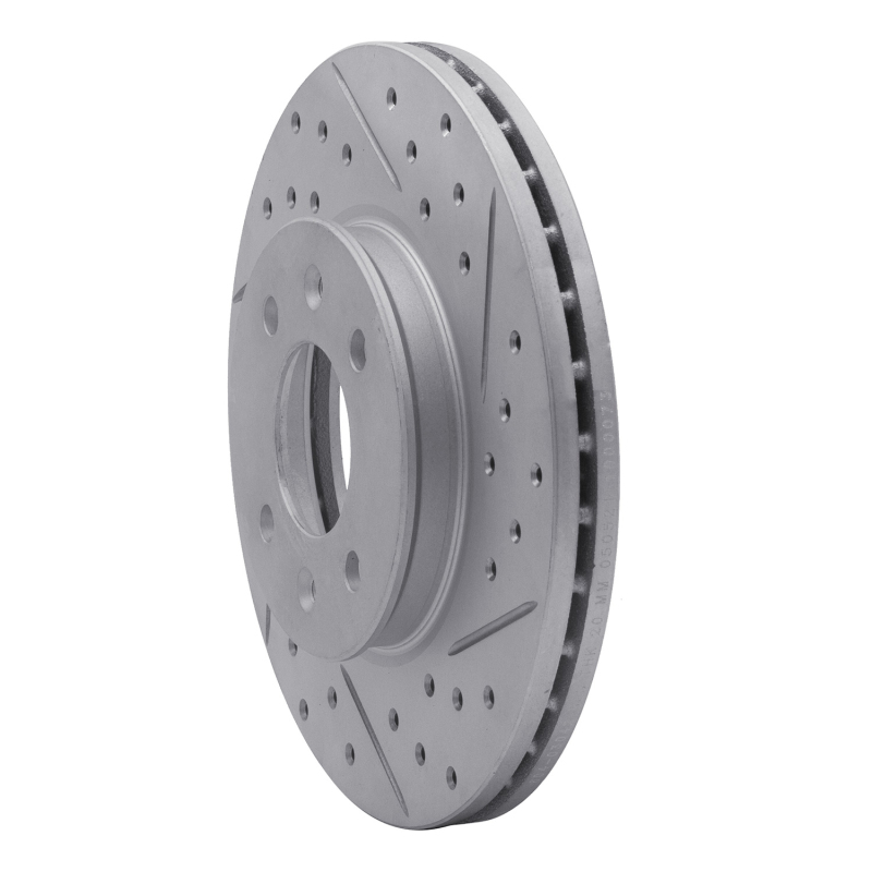 Dodge Attitude Brake Rotor (1) - Front Right - DFC - Drilled & Slotted Geoperformance - `12-`25