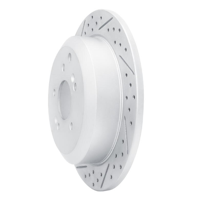 Hyundai Veracruz Brake Rotor (1) - Rear Left - DFC - Drilled & Slotted Geoperformance - `07-`12