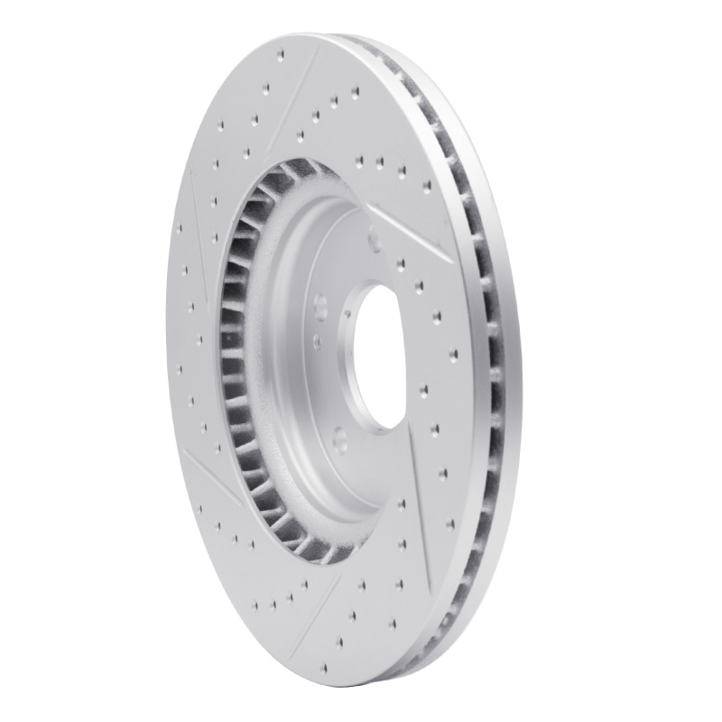 Hyundai Elantra Brake Rotor (1) - Front Right - DFC - Geoperformance Drilled & Slotted - `15-`26