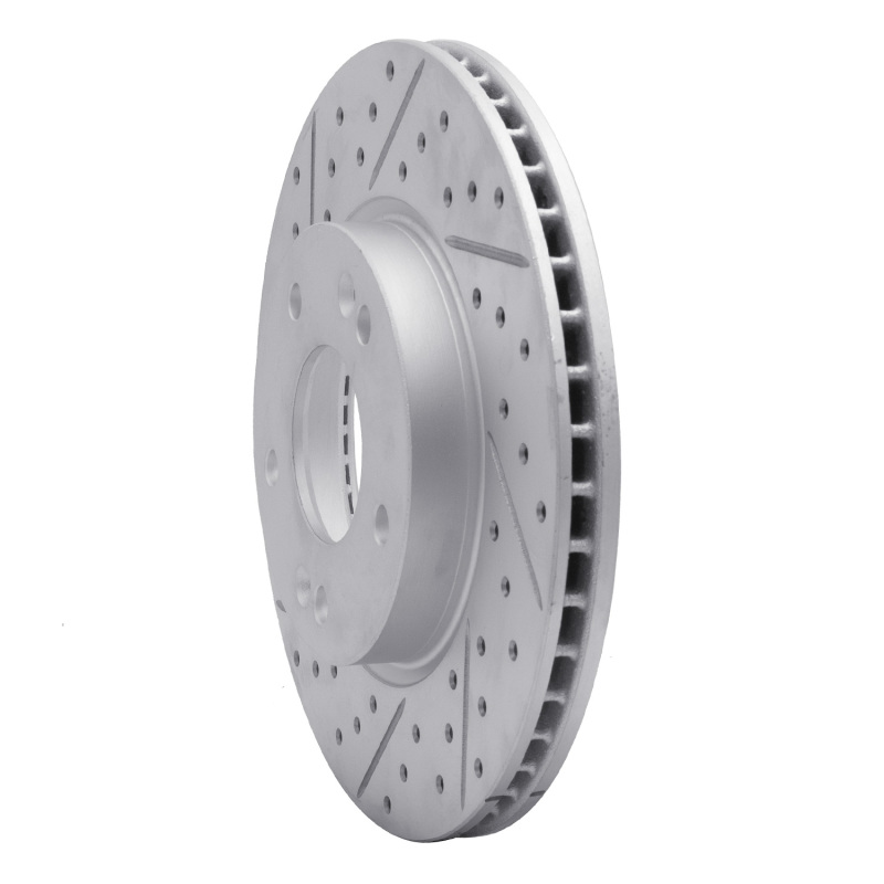 Hyundai Ioniq Brake Rotor (1) - Front Left - DFC - Drilled & Slotted Geoperformance - `17-`22