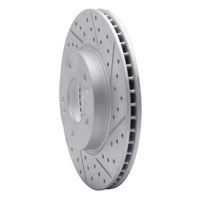 Hyundai Ioniq Brake Rotor (1) - Front Right - DFC - Geoperformance Drilled & Slotted - `17-`22