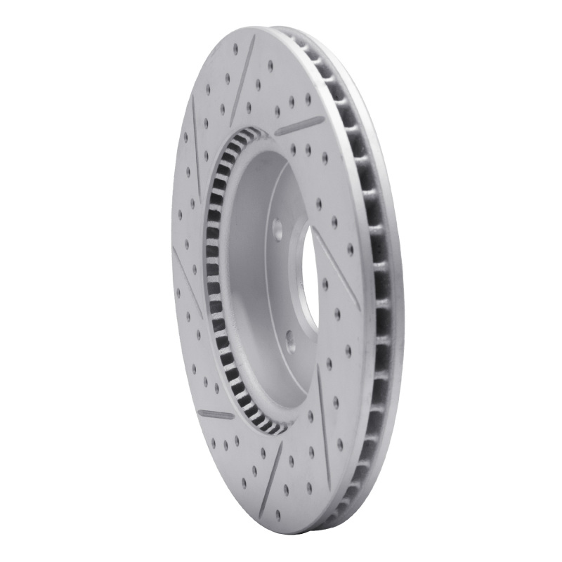 Hyundai Ioniq Brake Rotor (1) - Front Right - DFC - Geoperformance Drilled & Slotted - `17-`22