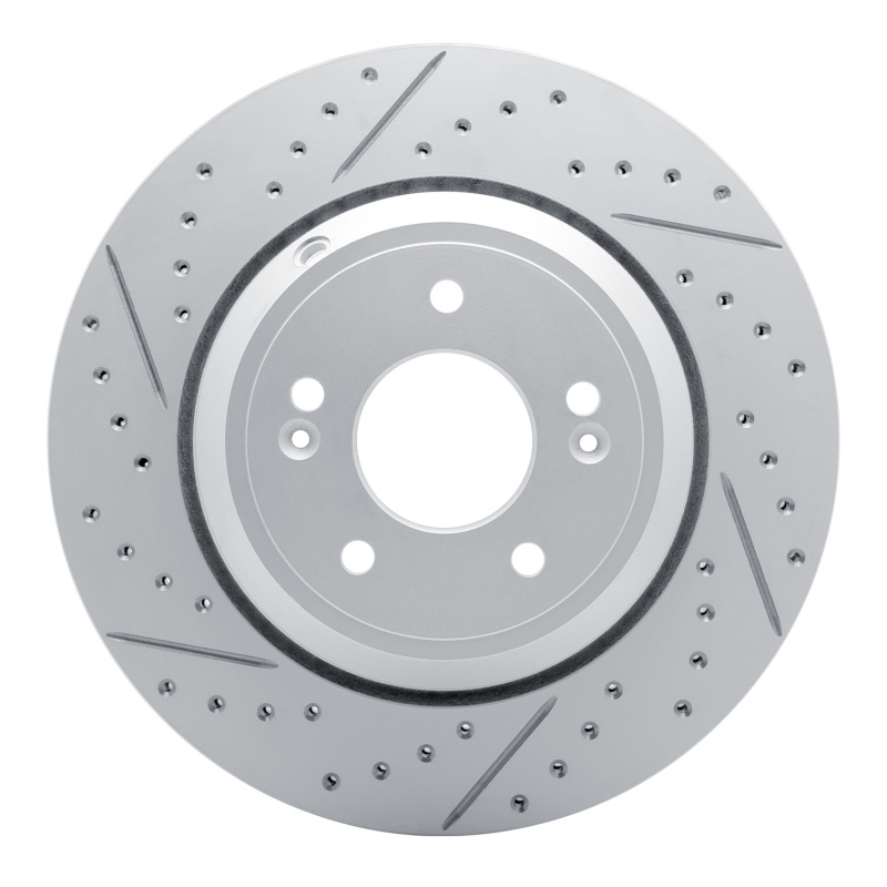 Genesis G80 Brake Rotor (1) - Rear Left - DFC - Geoperf Rotors - Drill & Slot - `18-`23