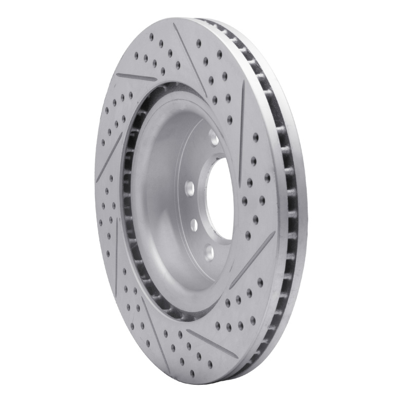 Land Rover Range Rover Sport Brake Rotor (1) - Front Left - DFC - Geoperformance Drilled & Slotted - `05-`09